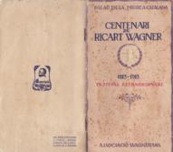 Centenari de Ricart Wagner - (1813-1913) Palau de la Musica Catalana portada