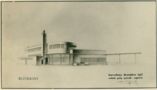 Projecte Aeroport Barcelona restaurant desembre 1932